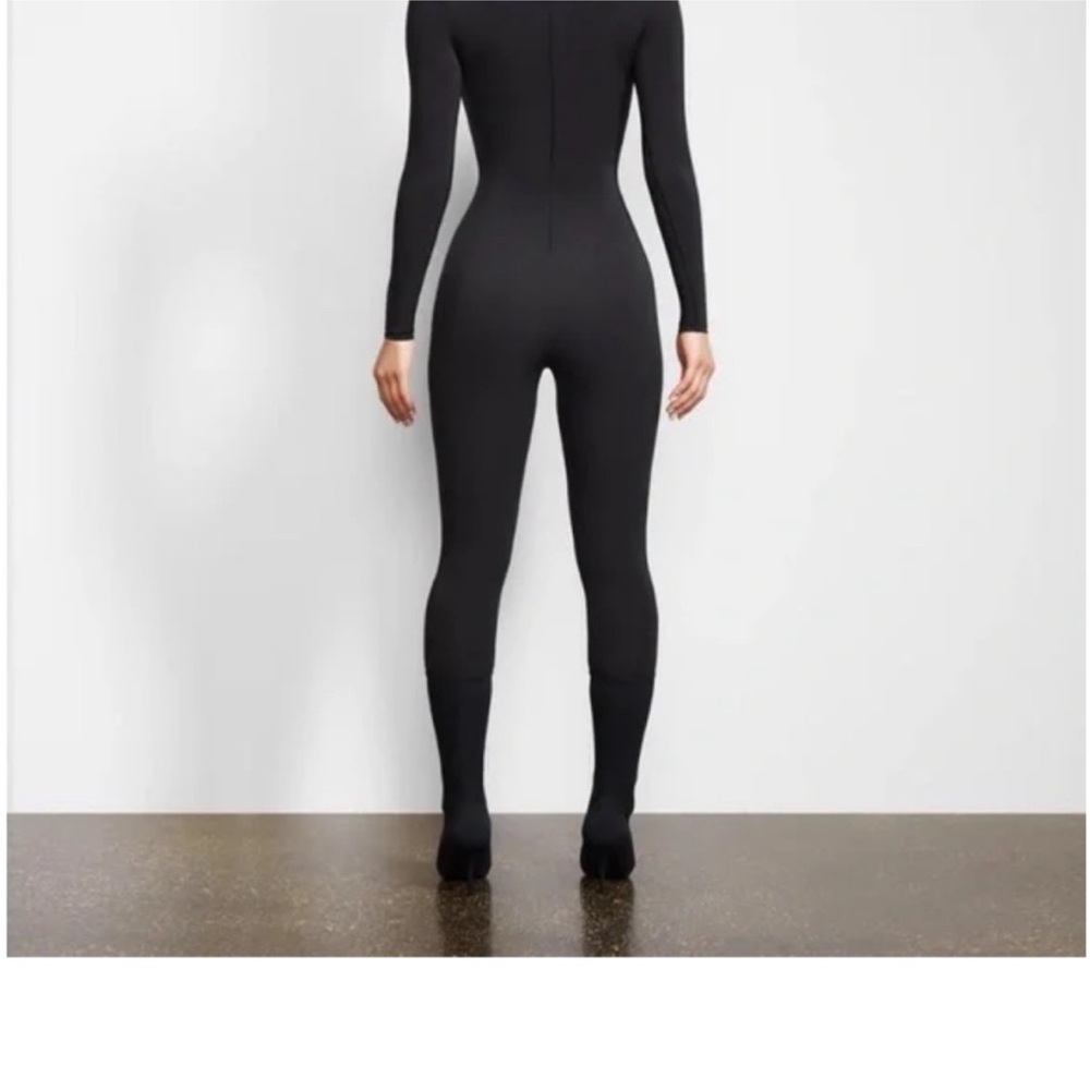 SKIMS Tan Long Sleeve Jumpsuit